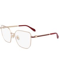 Ferragamo - Sf2234 770 Optical Frames Metal Squared Normal - Lyst
