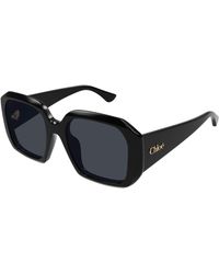 Chloé - Ch0300S 001 Sunglasses Acetate Squared - Lyst