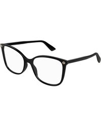 Gucci - Gg0026O 001 Optical Frames Acetate Transparent Cat Eye - Lyst