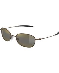 Maui Jim - Mj0372S 003 Occhiali Da Sole Metallo Bronzo Rotonda - Lyst
