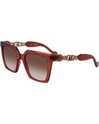 Liu Jo - Lj779S 200 Sunglasses Injected Squared Normal Shaded - Lyst