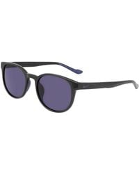 Nike - Temper Flow If1101X 355 Sunglasses Injected Blu Round Normal - Lyst
