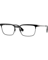 Burberry - Be1375 Douglas 1007 Optical Frames Metal Squared Normal - Lyst