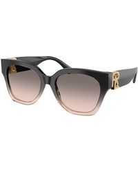 Ralph Lauren - Rl8221 The Overszed Ricky 60223B Sunglasses Acetate Butterfly Normal Nuanced - Lyst