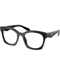Prada - Pr A05V 27A1O1 Optical Frames Acetate Geometric Normal - Lyst