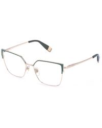 Furla - Vfu996 08Mz Optical Frames Metal Squared - Lyst