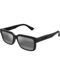 Maui Jim - Mj0655Sa 001 Occhiali Da Sole Bio-Iniettato Grigio Squadrata - Lyst