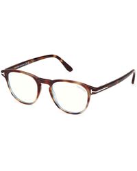 Tom Ford - Ft5899-B 055 Optical Frames Acetate Squared Normal - Lyst