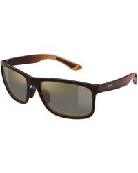 Maui Jim - Mj0449S 004 Occhiali Da Sole Iniettato Bronzo Squadrata - Lyst