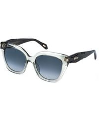 Just Cavalli - Sjc172 09Rm Sunglasses Acetate Smoke Butterfly Normal Nuanced - Lyst