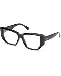 Max Mara - Mm5179-B 001 Optical Frames Acetate Geometric Normal - Lyst