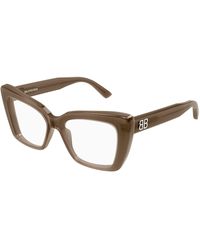 Balenciaga - Bb0297O 005 Optical Frames Acetate Transparent Butterfly - Lyst