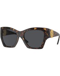 Versace - Ve4452 108/87 Sunglasses Injected Geometric Normal - Lyst