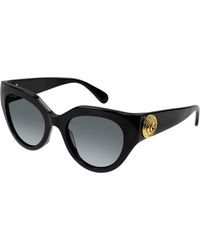 Gucci - Gg1408S 001 Sunglasses Acetate Cat Eye Shaded - Lyst
