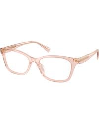 Ralph Lauren - Ra7202U 6381 Optical Frames Acetate Transparent Geometric Normal - Lyst