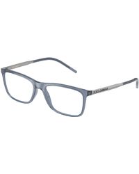 Dolce & Gabbana - Dg5044 3040 Optical Frames Nylon Transparent Squared Normal - Lyst