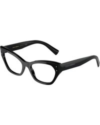 Dolce & Gabbana - Dg3385 501 Optical Frames Acetate Transparent Cat Eye Normal - Lyst