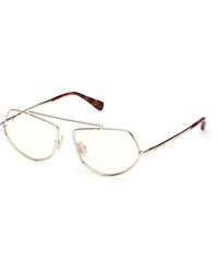 Max Mara - Mm5202-B 032 Optical Frames Metal Round Normal - Lyst