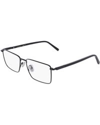 Ferragamo - Sf2237 001 Optical Frames Metal Squared Normal - Lyst