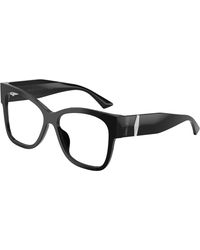 Jimmy Choo - Jc3062U 5000 Optical Frames Acetate Transparent Squared Normal - Lyst