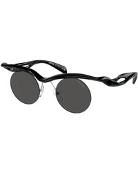 Prada - Pr A24S 1Ab5S0 Sunglasses Injected Round Normal - Lyst
