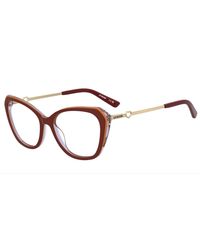 Moschino - Mol653 95E Optical Frames Acetate Squared Normal - Lyst