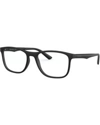 Giorgio Armani - Ar7187 5042 Optical Frames Plastic Squared - Lyst