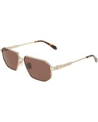 Ferragamo - Sf340S 710 Sunglasses Titanium Squared Normal - Lyst
