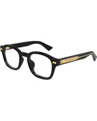 Bottega Veneta - Bv1445Oa 001 Optical Frames Acetate Transparent Round - Lyst
