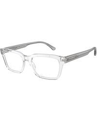Emporio Armani - Ea3192 5883 Optical Frames Acetate Squared Normal - Lyst