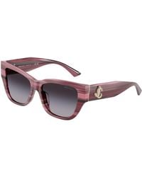 Jimmy Choo - Jc5039Bu 50648G Sunglasses Acetate Pillow Normal Shaded - Lyst