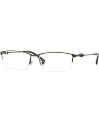 DIESEL - Dl5011D 1002 Optical Frames Metal Transparent Squared Normal - Lyst