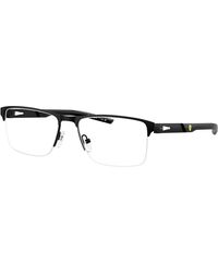 FERRARI SCUDERIA - Fz7009 126 Optical Frames Metal Squared Normal - Lyst