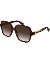 Gucci - Gg1189Sa 003 Sunglasses Acetate Squared Normal Shaded - Lyst