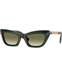 Burberry - Be4409 40388E Sunglasses Acetate Cat Eye Normal Shaded - Lyst