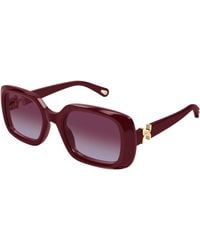 Chloé - Ch0333S 004 Sunglasses Acetate Squared - Lyst