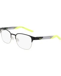 Nike - 8156 002 Optical Frames Metal Squared Normal Normal - Lyst