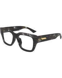 Bottega Veneta - Bv1361O 006 Optical Frames Acetate Transparent Squared - Lyst