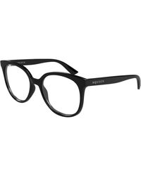 McQueen - Am0540O 001 Optical Frames Acetate Transparent Cat Eye - Lyst