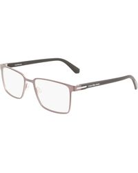Calvin Klein - Ckj22207 002 Optical Frames Metal Squared Normal Photochromatic - Lyst