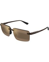Maui Jim - Mj0626S 005 Occhiali Da Sole Iniettato Bronzo Squadrata - Lyst