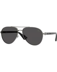 Burberry - Be3167 100387 Sunglasses Metal Pilot Normal - Lyst