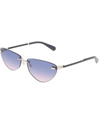 Calvin Klein - Ckj25208S 047 Sunglasses Metal Cat Eye Normal Shaded - Lyst