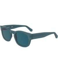 Calvin Klein - Ckj25601S 406 Sunglasses Acetate Geometric Normal - Lyst