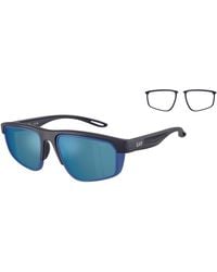 Moncler - Q74003 629755 Sunglasses Injected Squared Mirror - Lyst