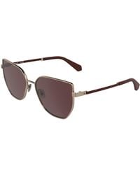 Calvin Klein - Ckj25209S 770 Sunglasses Metal Butterfly Normal - Lyst
