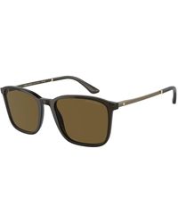 Giorgio Armani - Ar8197 503073 Sunglasses Acetate Squared Normal - Lyst