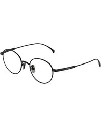 Moncler - Me1013Td 1001 Optical Frames Titanium Transparent Round Normal - Lyst