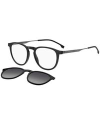 BOSS - Boss 1640/Cs 284/Lb Optical Frames Cello-Metallo Round Polarized Clip-On - Lyst