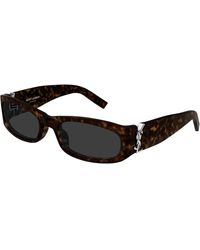Saint Laurent - Sl M152 002 Sunglasses Acetate Squared - Lyst
